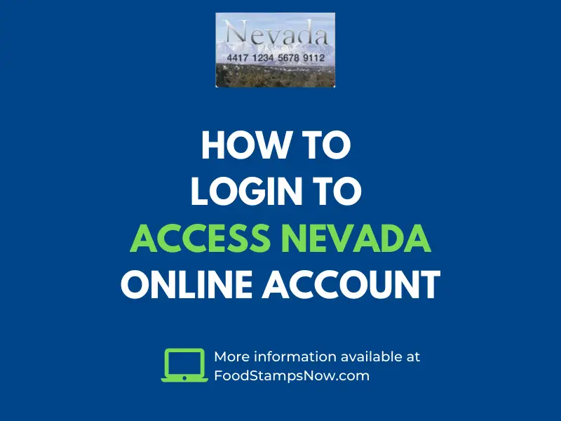 "How to login to Access Nevada Online Account"