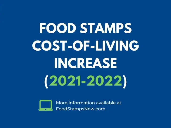 Food Stamps Cost-of-Living Increase