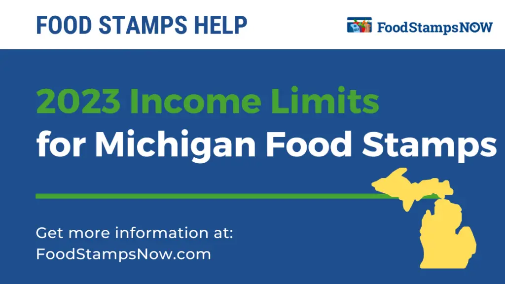 2023 Income Limits for Michigan Food Stamps
