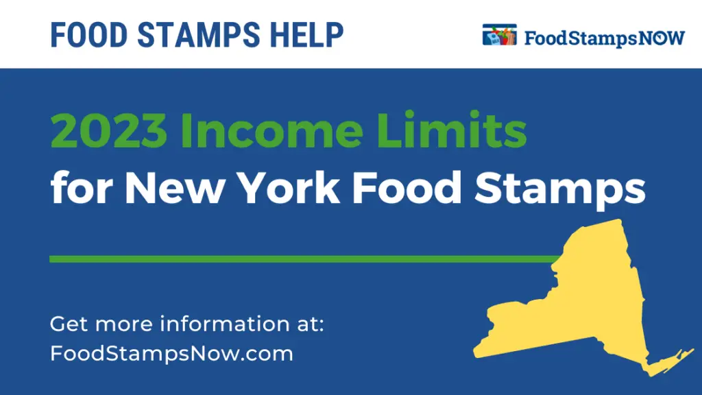 2023 Income Limits for New York Food Stamps