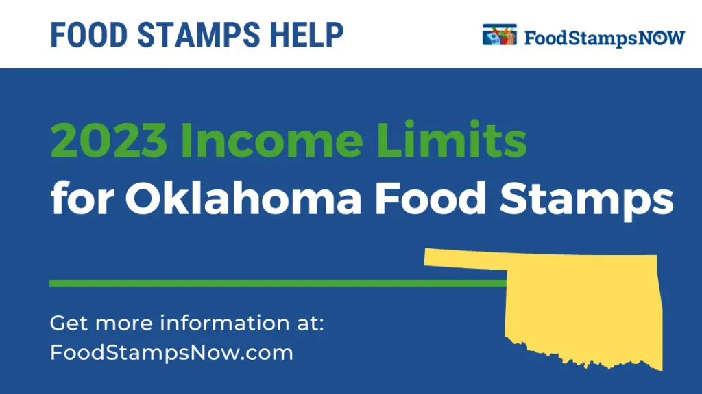 2023 Income Limits for Oklahoma Food Stamps