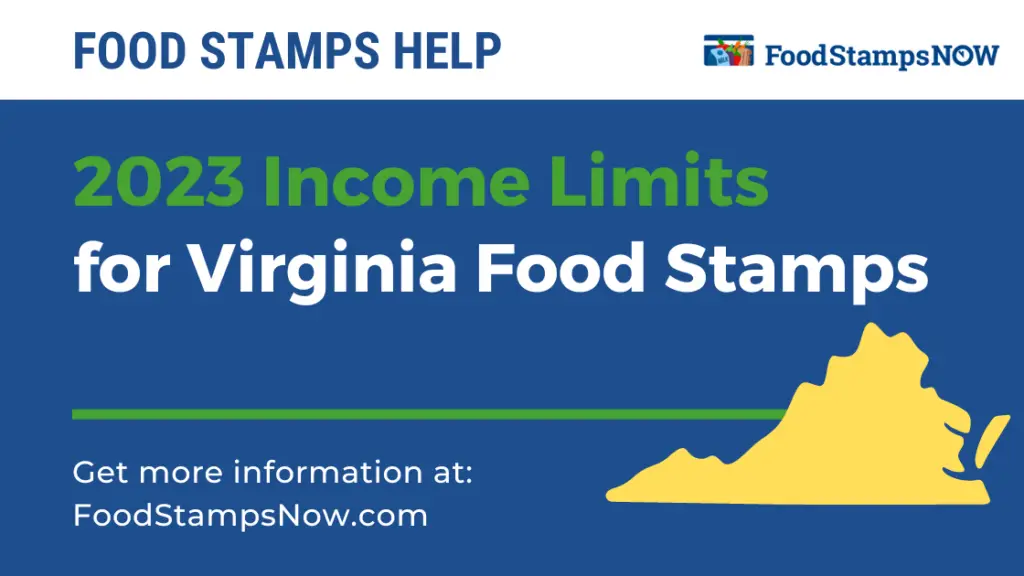 2023 Income Limits for Virginia Food Stamps