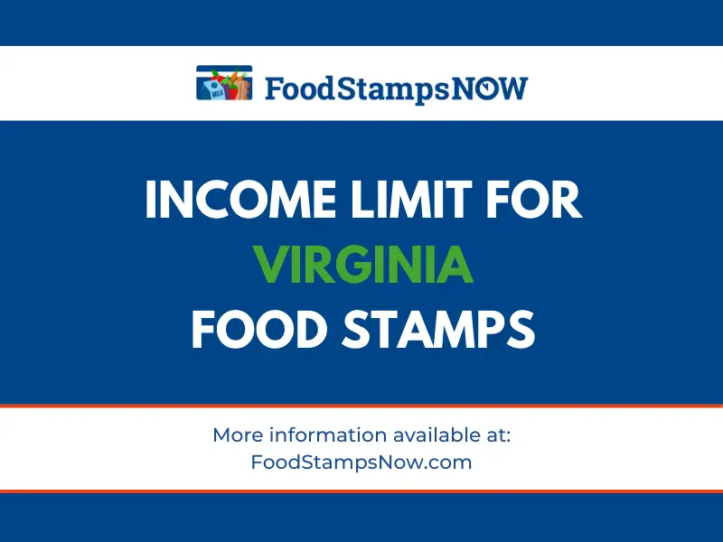 2023 Limit for Virginia Food Stamps Food Stamps Now