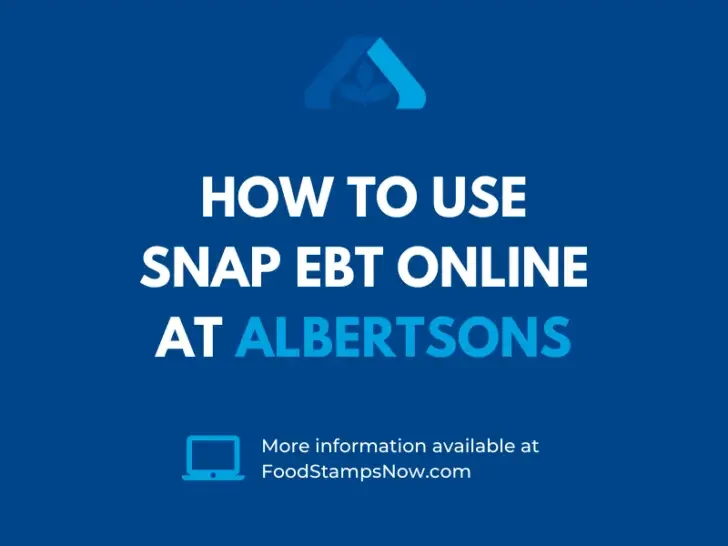 How to Use EBT Online at Albertsons