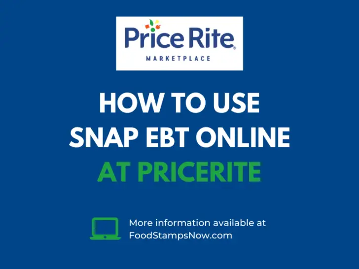 How to Use SNAP EBT Online at Price Rite
