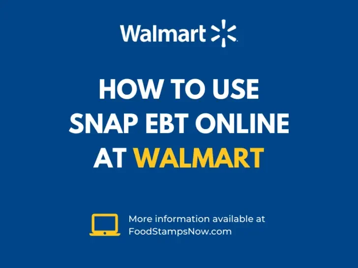 How to Use EBT Online at Walmart