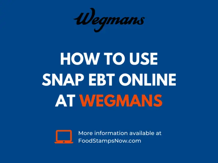 How to Use EBT Online at Wegmans