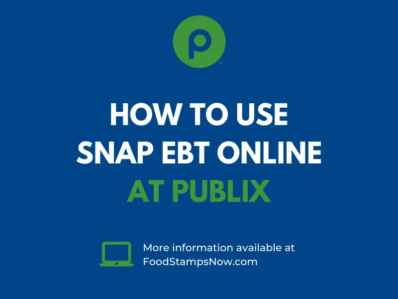 How to Use EBT Online at Publix