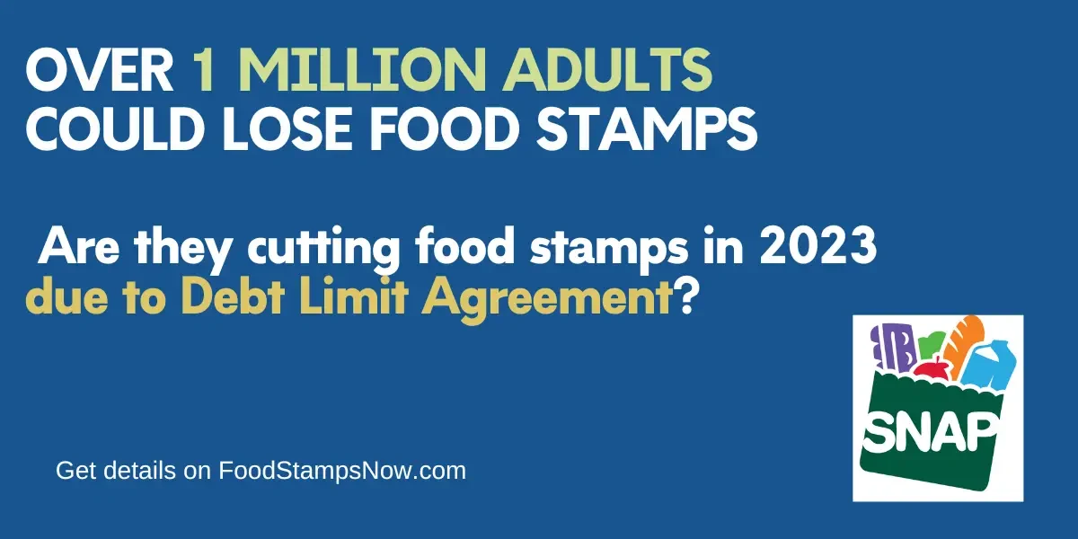 "Over 1 Million Adults Could Lose Food Stamps"