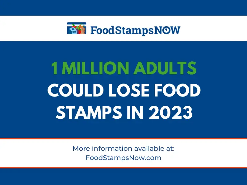 1 Million Adults could lose food stamps in 2023