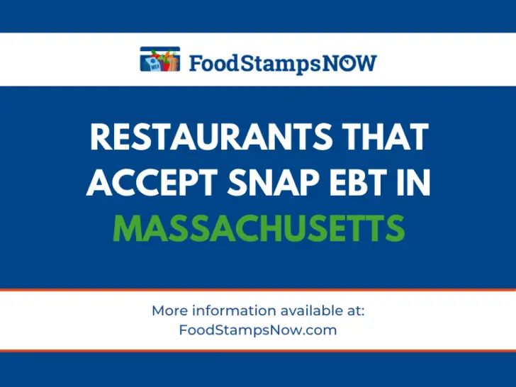 27 Restaurants that accept SNAP EBT in Massachusetts