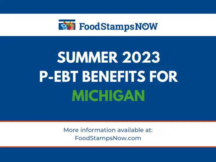 Summer 2023 P-EBT for Michigan
