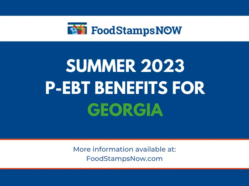 Summer 2023 PEBT for Food Stamps Now