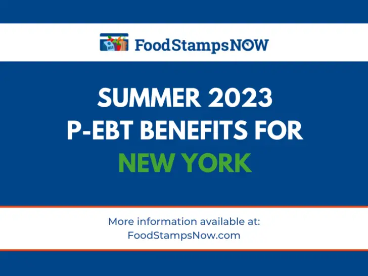 Summer 2023 P-EBT Benefits for New York
