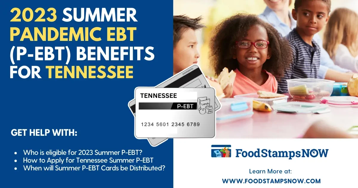 Summer 2023 P-EBT Benefits for Tennessee