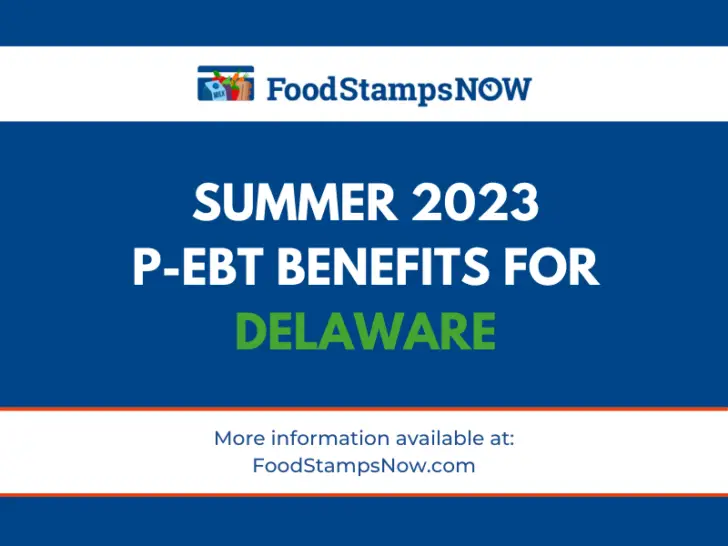 Summer 2023 P-EBT for Delaware
