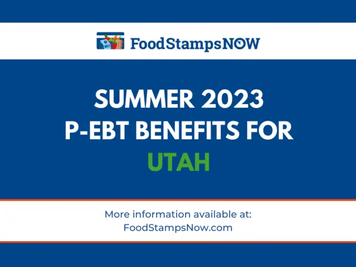 Summer 2023 P-EBT for Utah