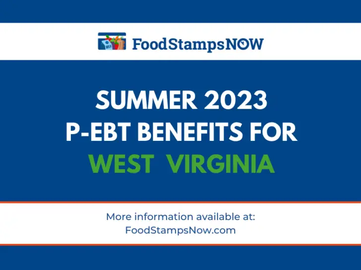 Summer 2023 P-EBT for West Virginia