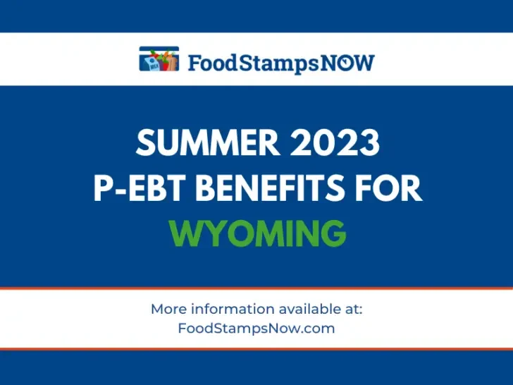 Summer 2023 P-EBT for Wyoming