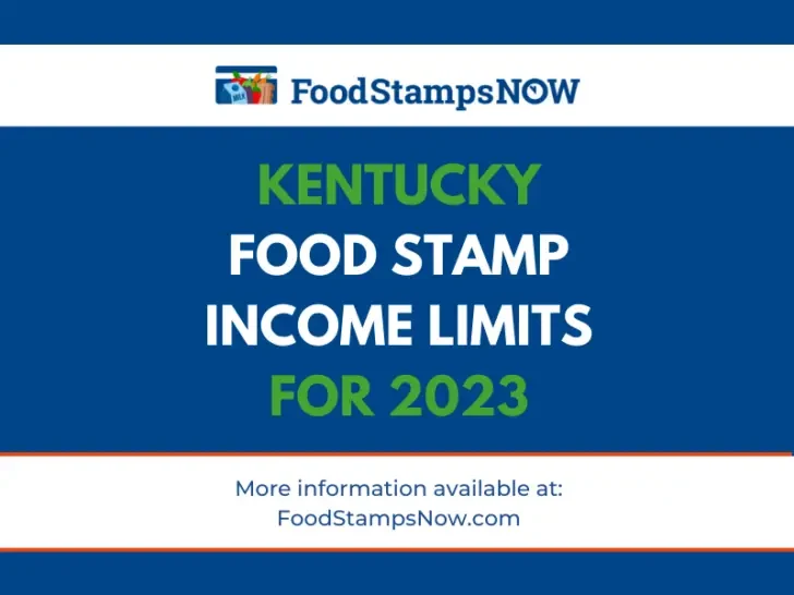 Kentucky Food Stamp Income Limits for 2023