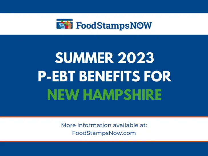 Summer 2023 P-EBT for New Hampshire