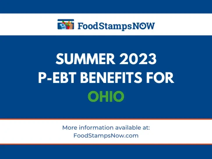 Summer 2023 P-EBT for Ohio