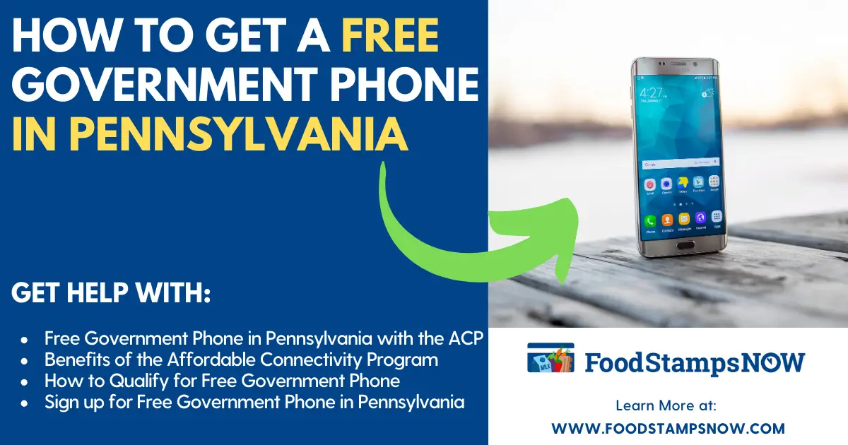 How to get a Free Government Phone in Pennsylvania